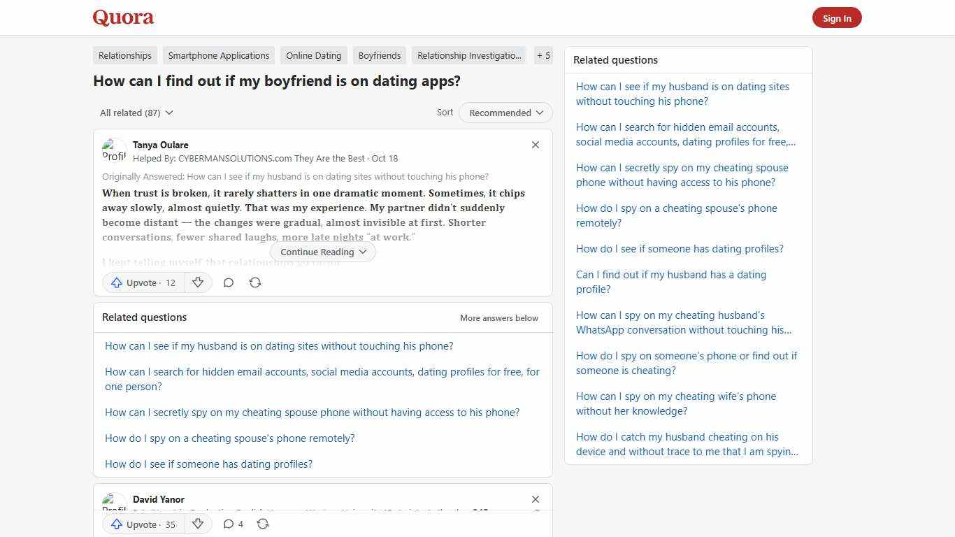 How to find out if my boyfriend is on dating apps - Quora